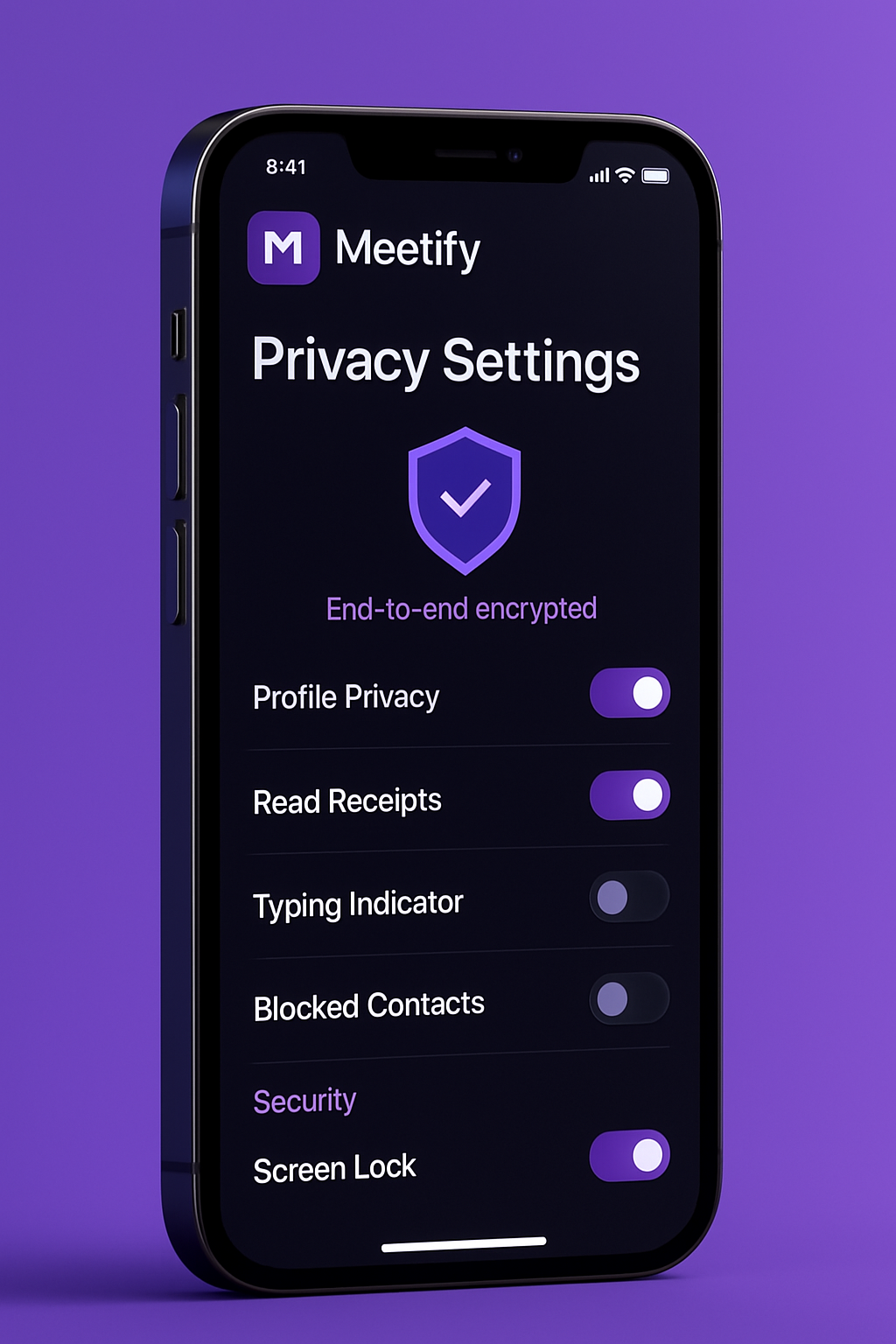 Meetify App Screenshot
